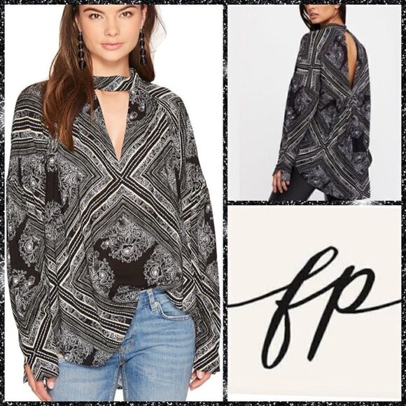 NWT MSRP $108 Free People WALKING ON A DREAM TUNIC Women's Size Medium - Picture 1 of 9